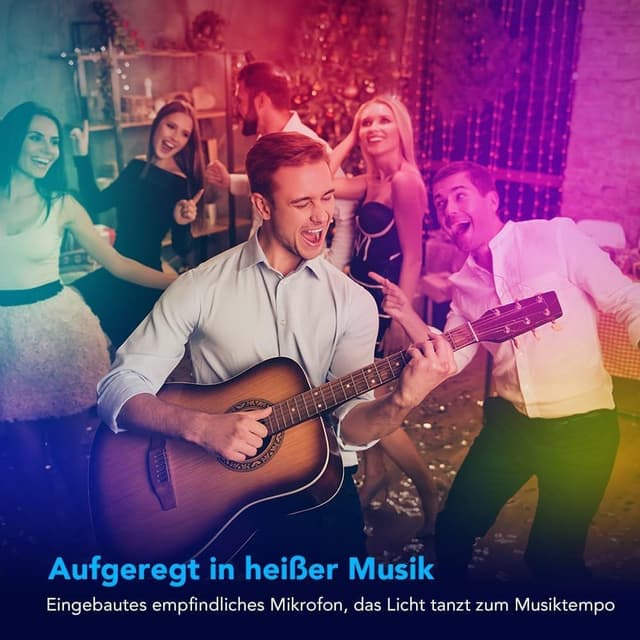 Detalle de Govee WiFi LED Strip 5 m (Smart RGB) – App-Steuerung, Musik-Sync und Sprachsteuerung mit Alexa & Google Assistant