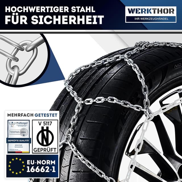 Thumbnail 2 de WERKTHOR 2x Schneeketten für PKW