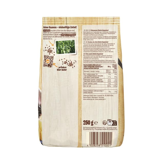 Thumbnail 1 de Seeberger Chia-Samen 9er Pack