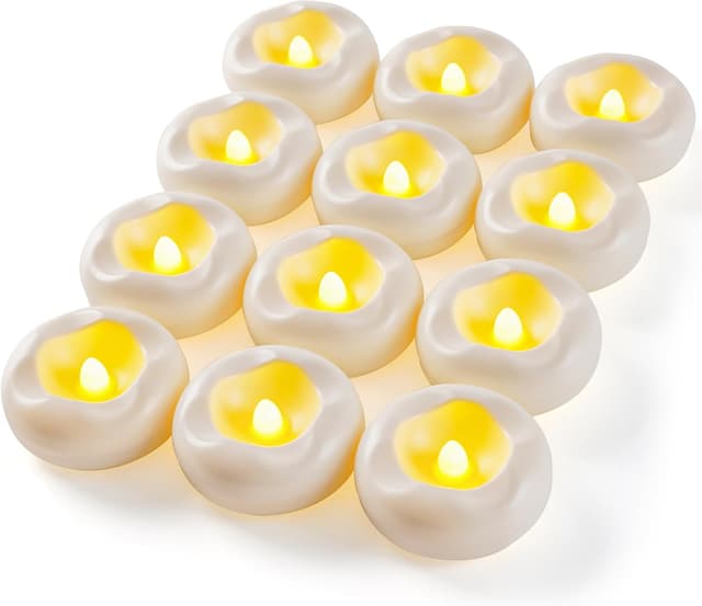 Imagen de Da Velas flotantes LED impermeables 12 pack 🕯 en OfertitasTOP