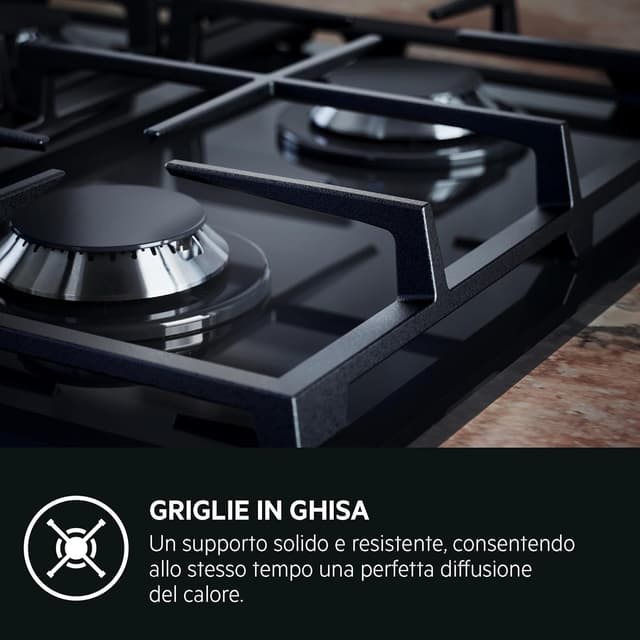 Thumbnail 3 de AEG HGB64400SM Piano cottura gas 60 cm