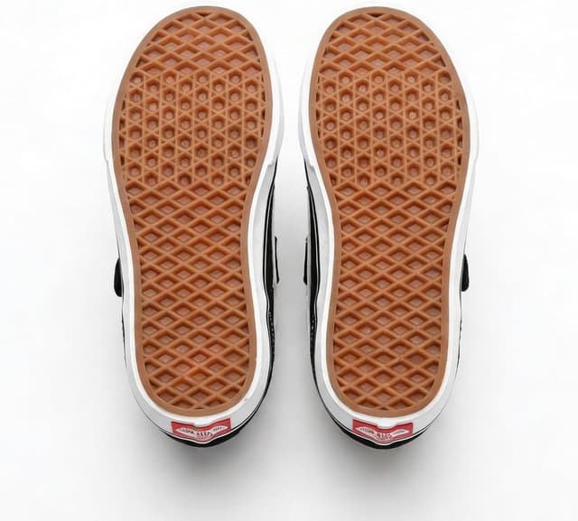 Detalle 2 de Vans Brooklyn Mid V sneaker unisex bambino Nero/Bianco