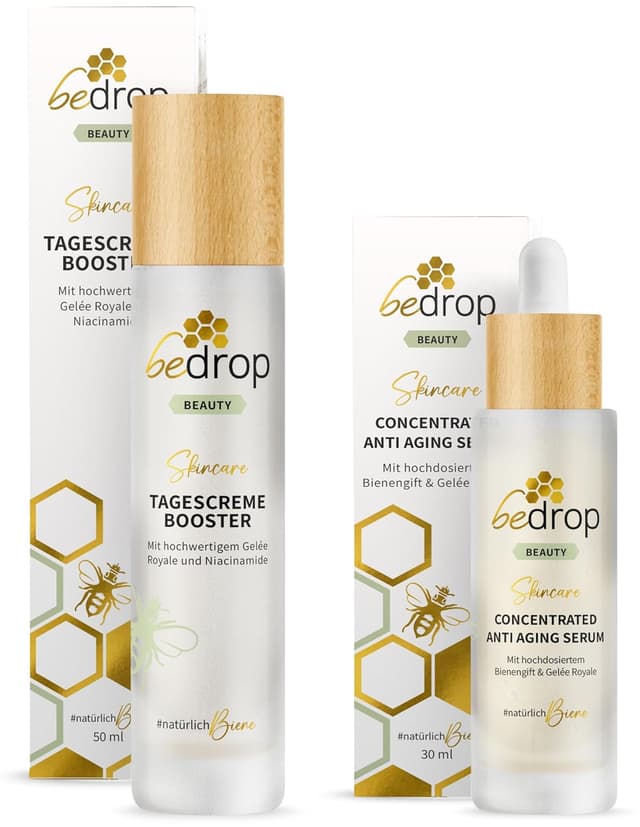 Imagen de bedrop Skin Care Set Anti Aging Serum & Tagescreme en OfertitasTOP