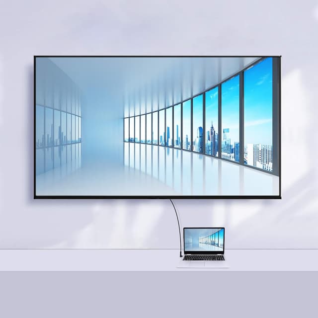 Detalle de Mini HDMI adapter 4K 1080P right angle, 2 pack