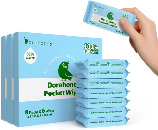 Detalle de Dorahoney Lingettes toilette 144