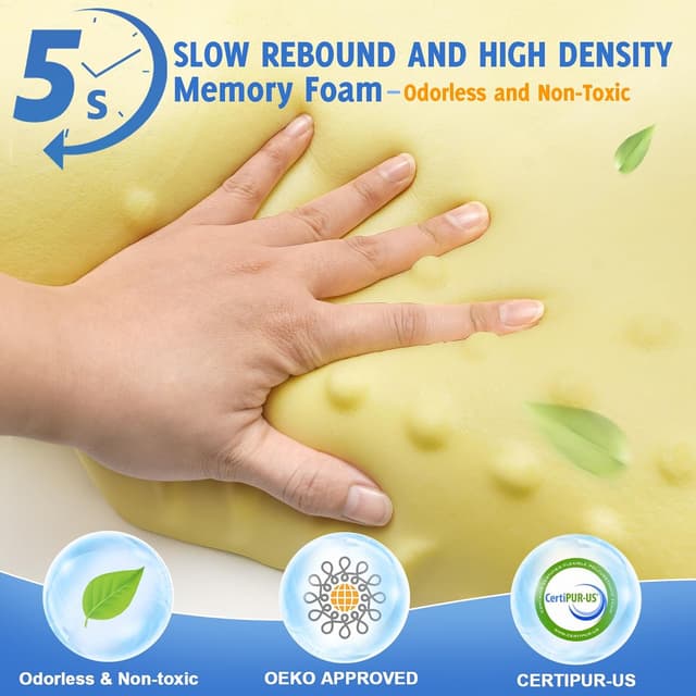 Thumbnail 1 de VJASD Memory Foam Cervical Neck Pillow