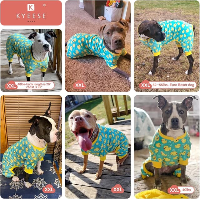 Detalle 2 de KYEESE Velvet Dog Pajamas Onesie (Yellow Duck Print) – 2XL