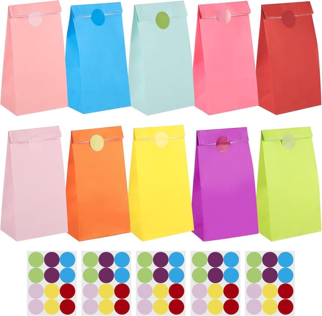 Detalle de Papiertüten 50 Stück 18 x 9 x 5,5 cm