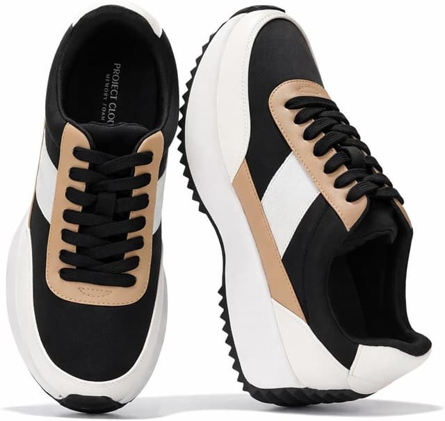 Detalle de Project Cloud Serena Women’s Sneakers with Memory Foam Insole and Non-Slip Sole