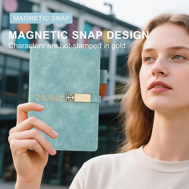 Detalle 2 de Diario 2026 A5 1 pagina al giorno