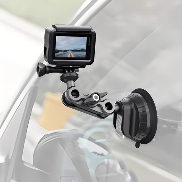 Detalle 2 de XUNNIU supporto ventosa action cam 1/4