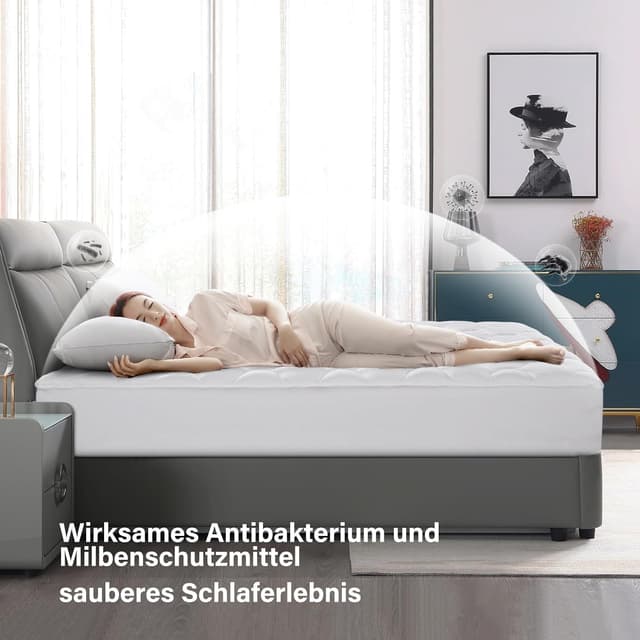 Thumbnail 1 de DUANDUAN Matratzen Topper 140x200cm weich