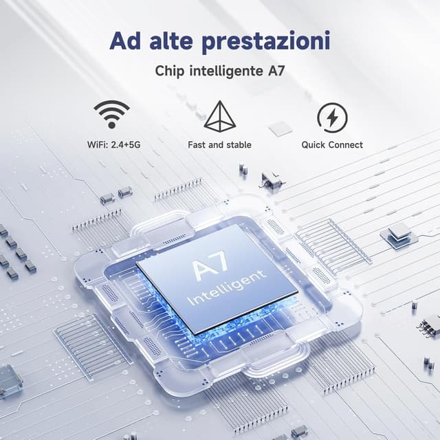 Thumbnail 6 de Carlinkit mini SE Adattatore CarPlay wireless per conversione USB, supporto Siri e OTA