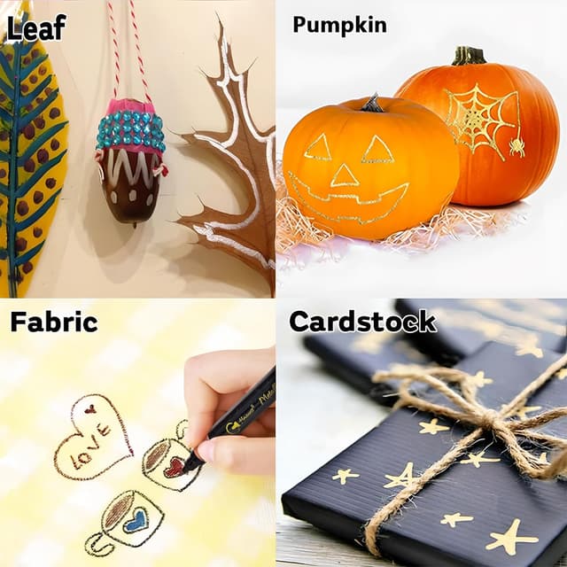 Thumbnail 5 de Hmeuest metallic marker pens, dual tip 24