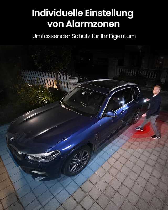 Detalle 2 de AOSU 2K Überwachungskamera 2er-Set