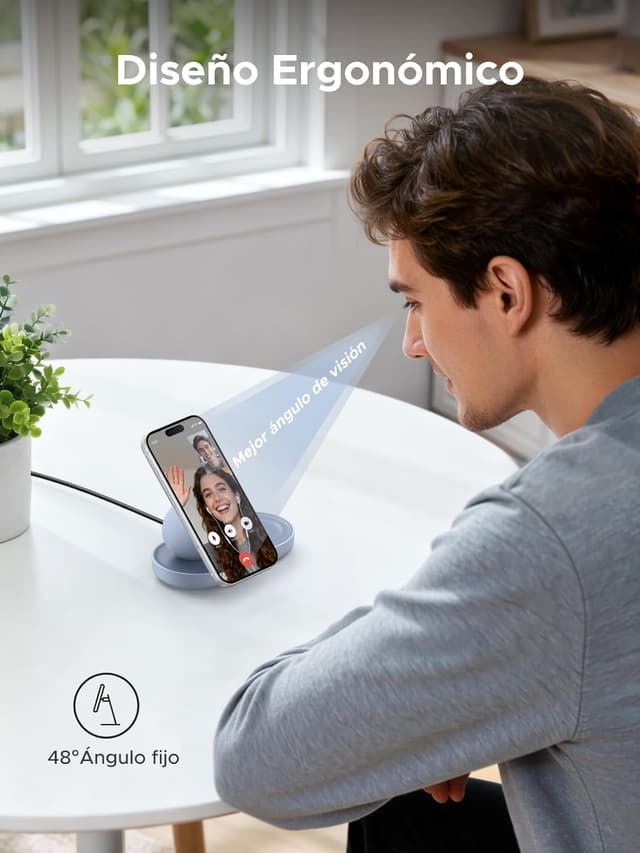 Detalle 2 de UGREEN Zapix Cargador Inalámbrico 15W