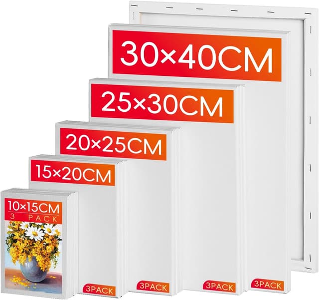 Detalle de RITOLLO Stretched Canvas 280GSM, 15 pack