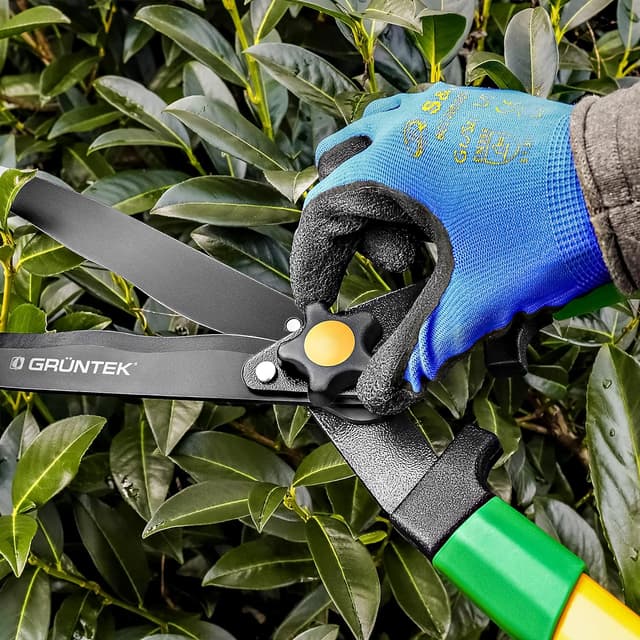 Detalle de GRÜNTEK Cesoia per siepi manuale da potatura da 57 cm (lame ondulate)