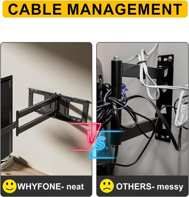 Thumbnail 6 de WHYFONE supporto TV parete 1219 mm