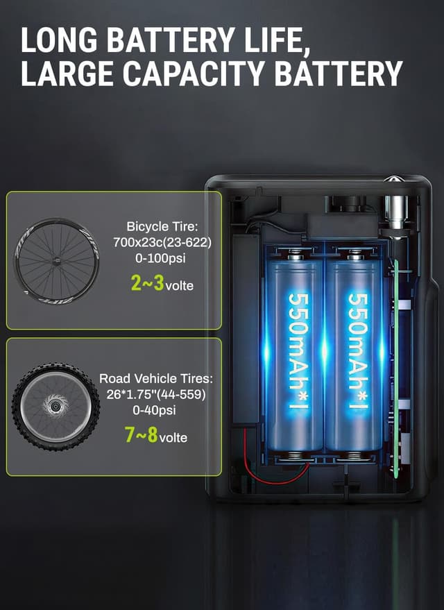 Thumbnail 6 de VACHAN Mini Electric Bike Pump