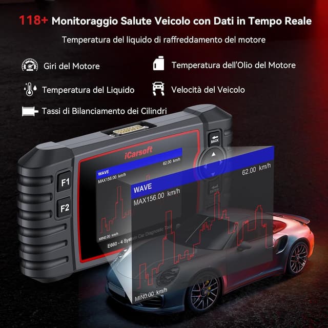 Thumbnail 4 de iCarsoft E660 Diagnostica OBD2 auto 📟