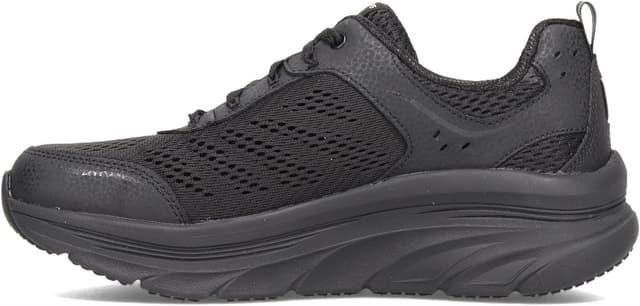 Detalle 2 de Skechers Women’s D’LUX Walker Infinite Motion Trainers (Black) – Engineered Mesh & Memory Foam, UK 4