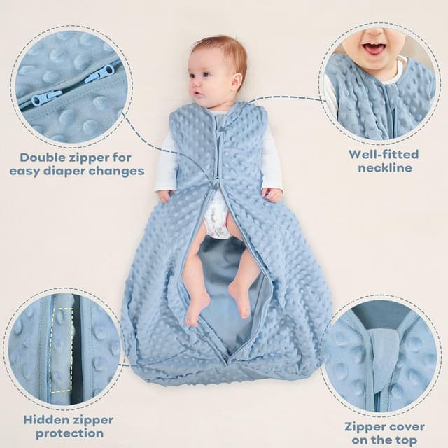 Detalle de Yoofoss Baby Sleeping Bag 1.5 Tog 2 Pack