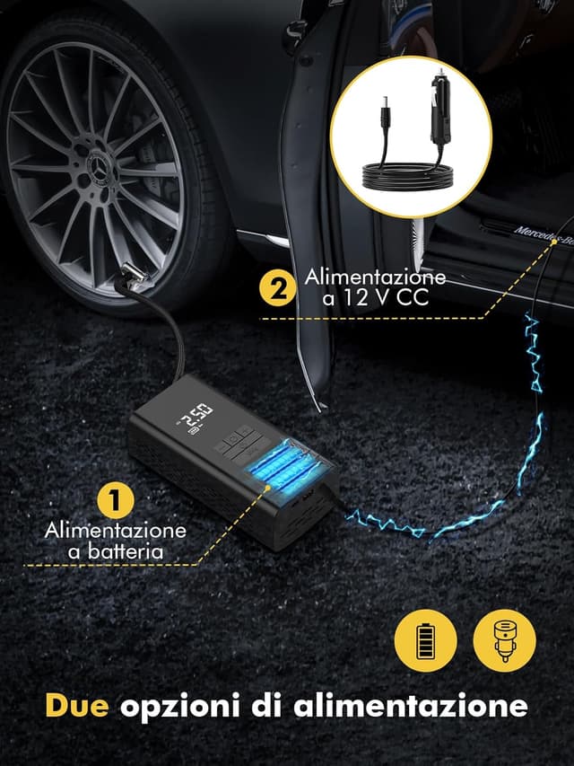 Thumbnail 3 de DIHOOM Compressore Aria Portatile 6000mAh