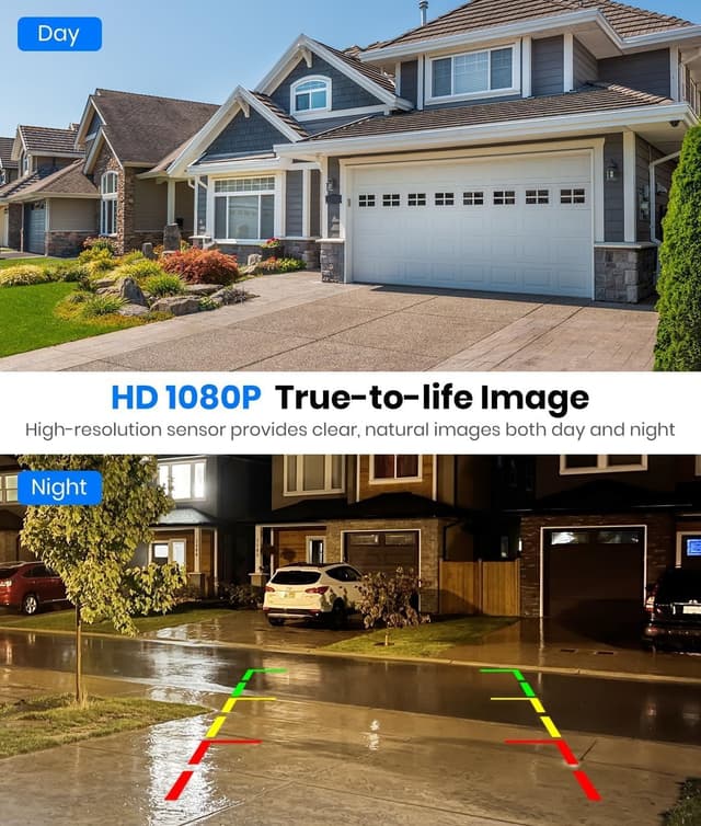 Detalle de AUTO-VOX solar wireless reversing camera kit