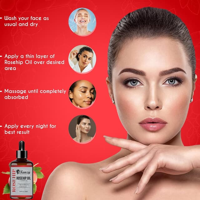 Thumbnail 3 de Kanzy Rosehip Oil 50ml for Face