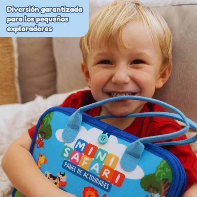 Detalle de Vebolary Busy Board Montessori: Juguete Educativo 🧠 para niños