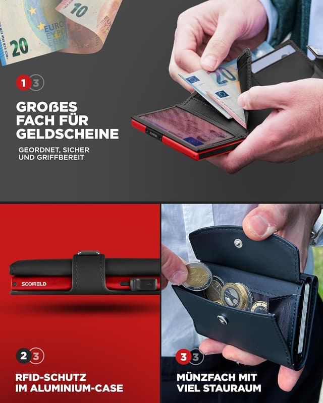 Detalle 2 de SF SCOFIELD Geldbörse für 9 bis 11 Karten