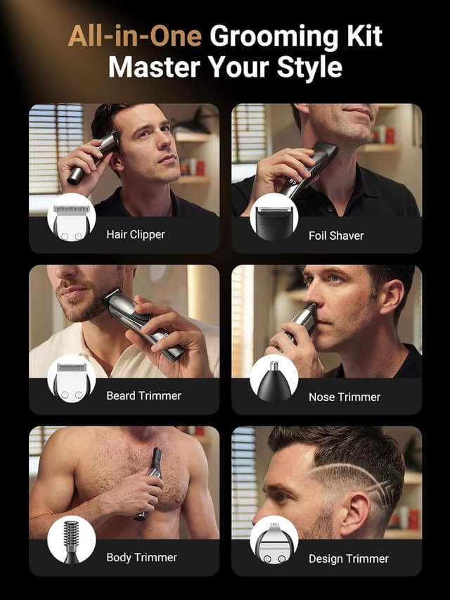 Thumbnail 1 de SHPAVVER Beard Trimmer 90 min Battery