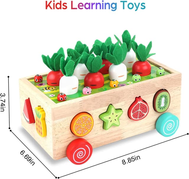 Detalle 2 de Montessori Wooden Shape Sorting Toy 1