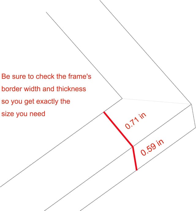 Detalle 2 de 8.5x11 Certificate Document Picture Frame Set of 6 (Black) for Wall or Tabletop