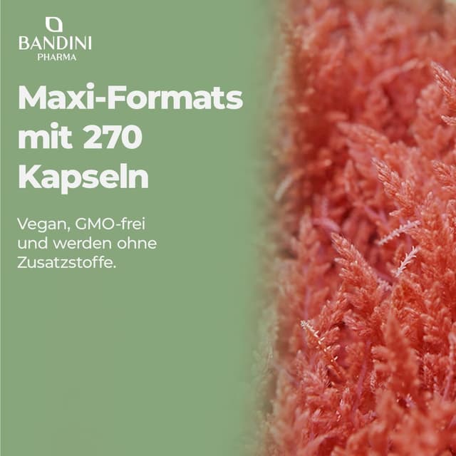 Detalle de Bandini Pure Astaxanthin 8 mg, 270 Kapseln