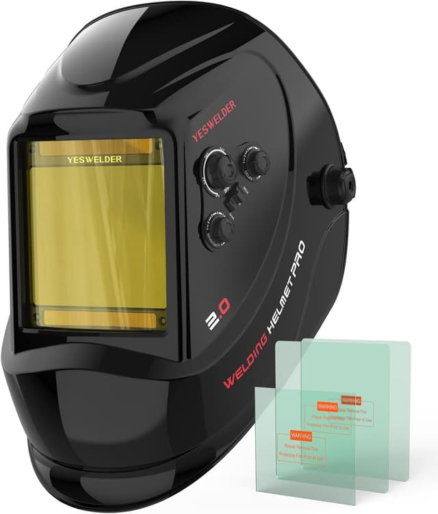 Imagen de YESWELDER welding helmet 3.93x3.66 view en OfertitasTOP