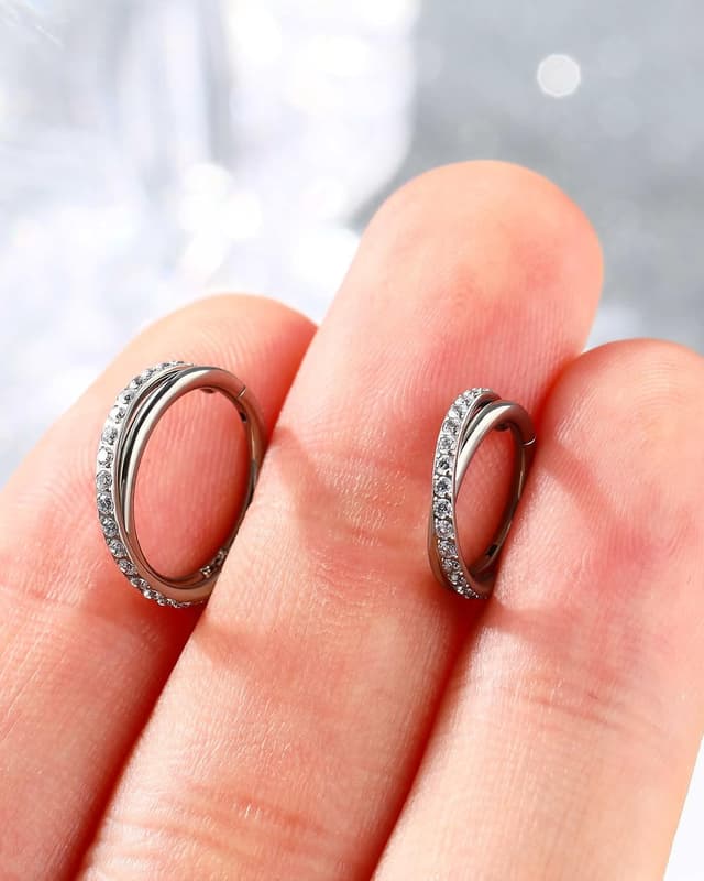 Thumbnail 5 de Melighting anello elicoidale doppia fila 16G/18G/20G