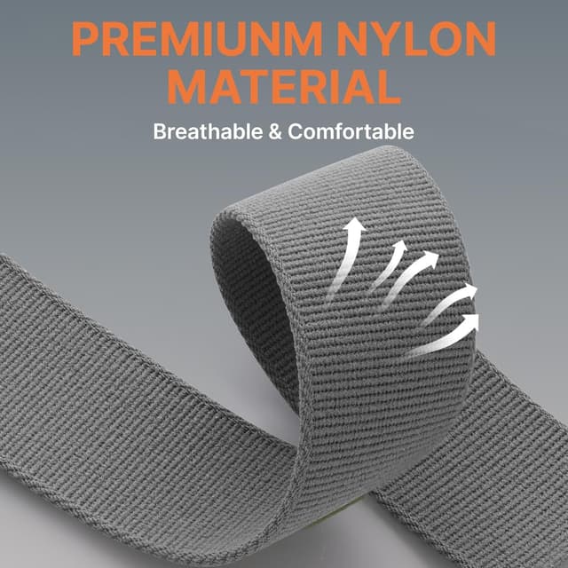 Detalle de Bandletic QuickFit 22mm nylon strap compatible with Garmin Fenix 6/7/8 and Forerunner 965/955