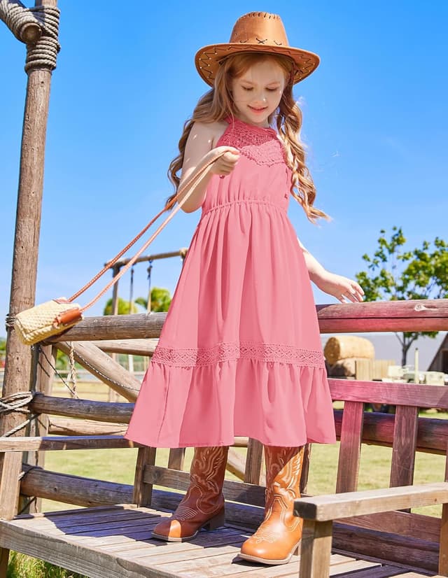 Thumbnail 1 de Robe d'été en dentelle pour fille 6Y 👗