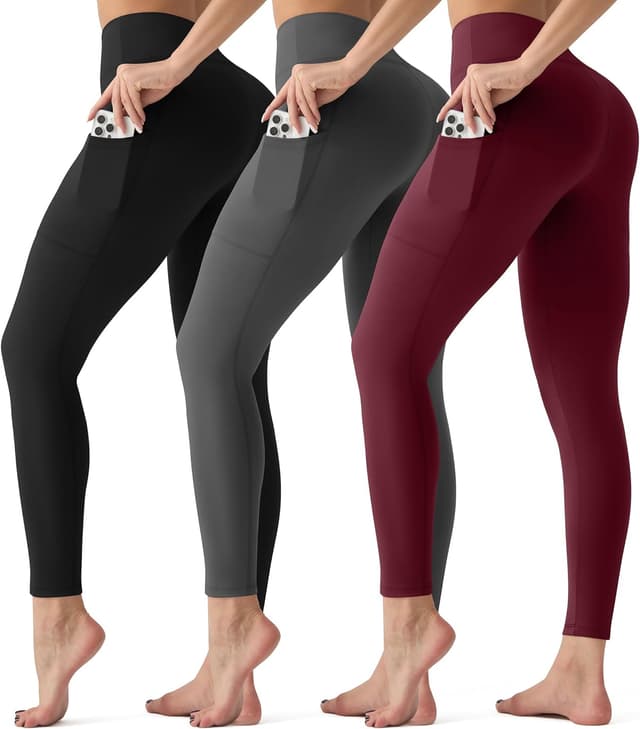 Thumbnail 6 de 3 Pack Leggings with Pockets 3-Pack