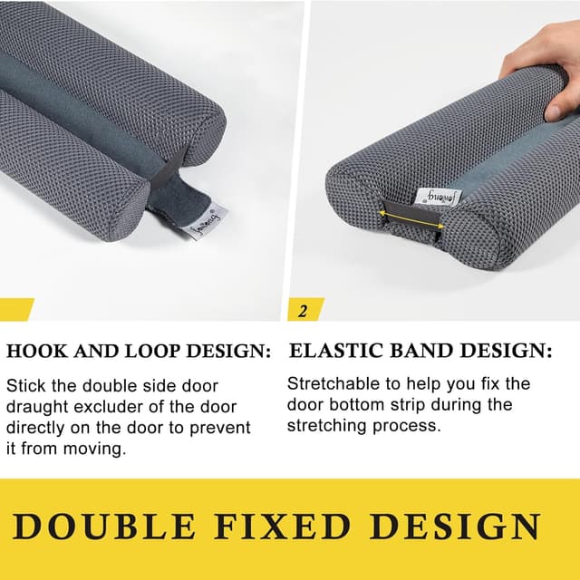 Thumbnail 3 de fowong 88 cm under door draught excluder 🏠