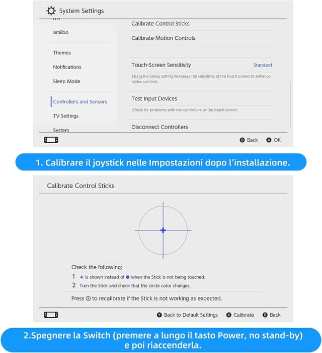 Thumbnail 4 de Tolesum 3D TMR Joystick riparazione per Switch