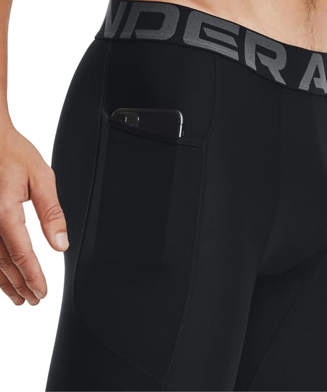 Detalle de Under Armour Men’s UA HG Armour Long Shorts (LNG) – HeatGear compression running shorts