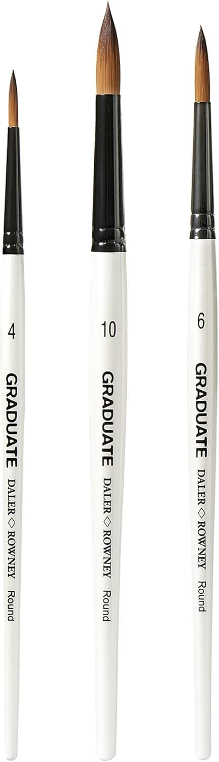 Thumbnail 2 de Daler Rowney 212530007 Set pennelli Bianco Punta Tonda