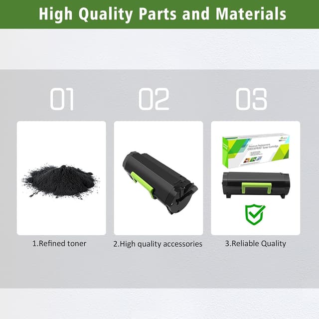 Thumbnail 6 de Cartuccia Toner compatibile 51B2000 Nero da 2.500 pagine per Lexmark MS317/MS417/MS517/MS617 e MX417/MX517/MX617