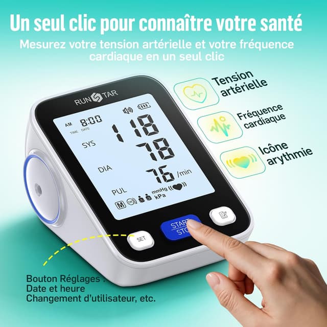 Detalle 2 de Runstar Tensiomètre Bras Pro 22–42 cm