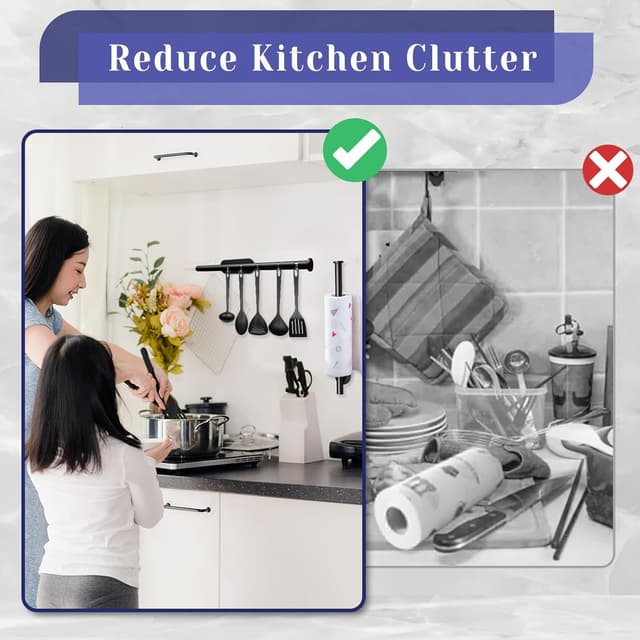 Thumbnail 4 de Paper Towel Holder Under Cabinet 🧻