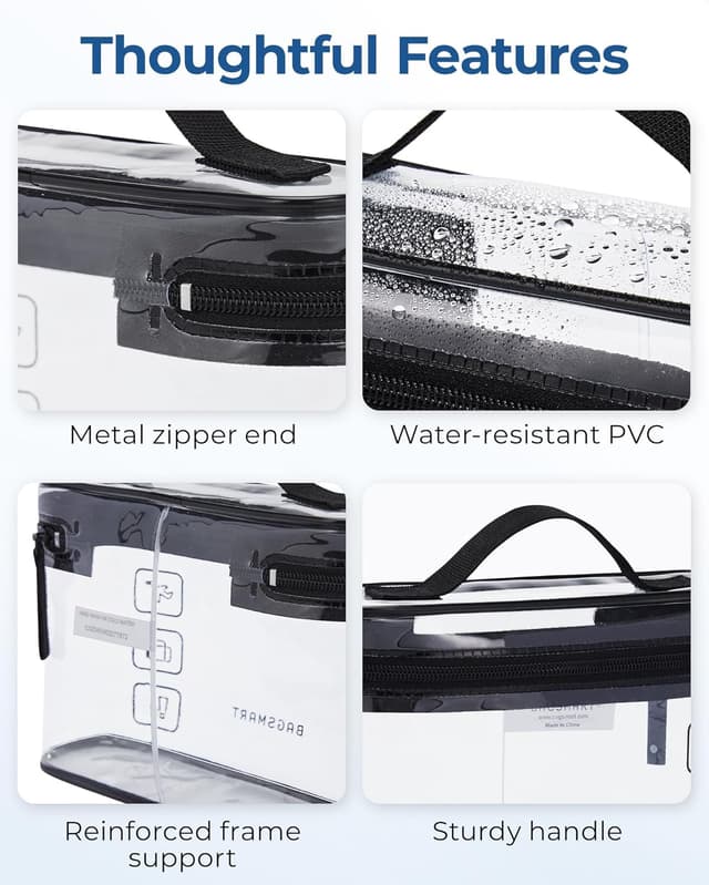 Thumbnail 2 de BAGSMART Toiletry Bag 2-Pack Quart Size