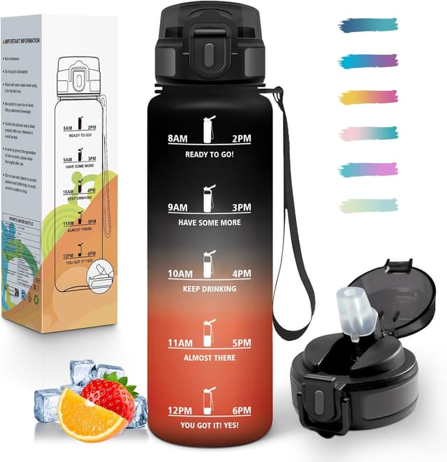 Detalle de Mulbijeo Borraccia 1 litro con cannuccia